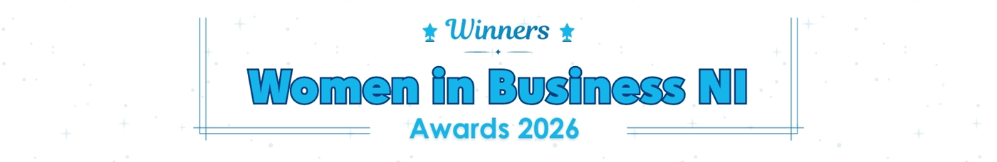 Banner for the 'Winners Women in Business NI Awards 2026' blog post.