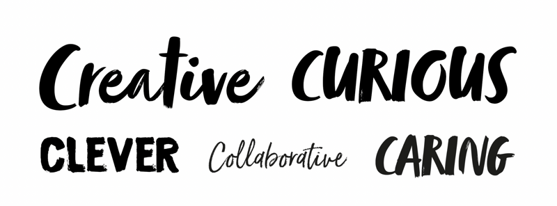 Creative. Curious. Clever. Collaborative. Caring