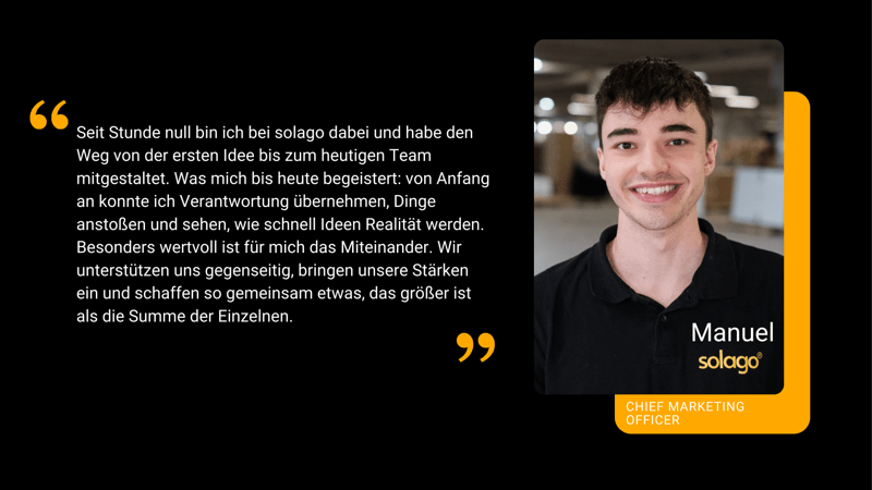 Mitarbeiter Erfahrung bei solago