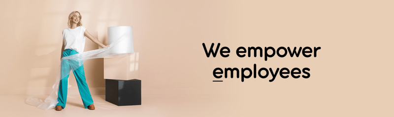 We empower employees