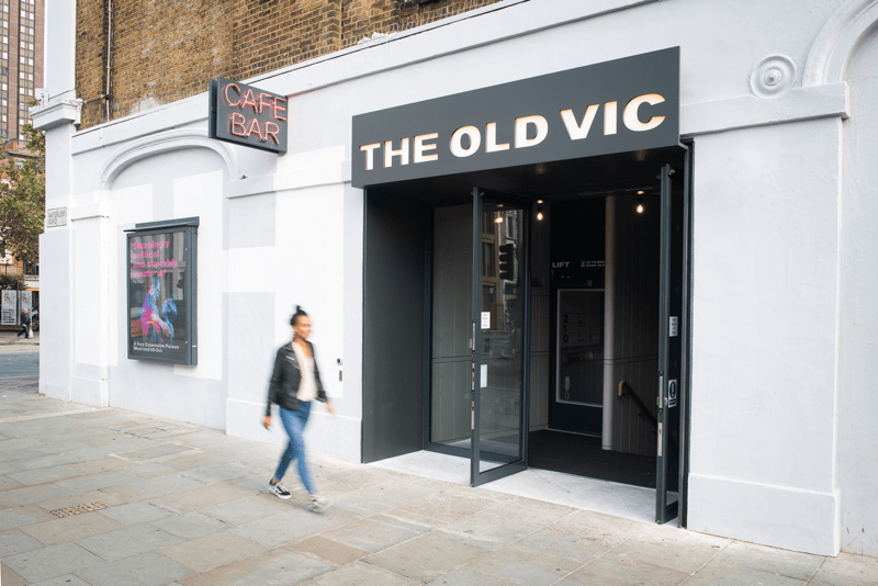 Side entrance to The Old Vic