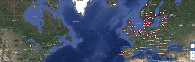 You can find our companies in Europe and the United States