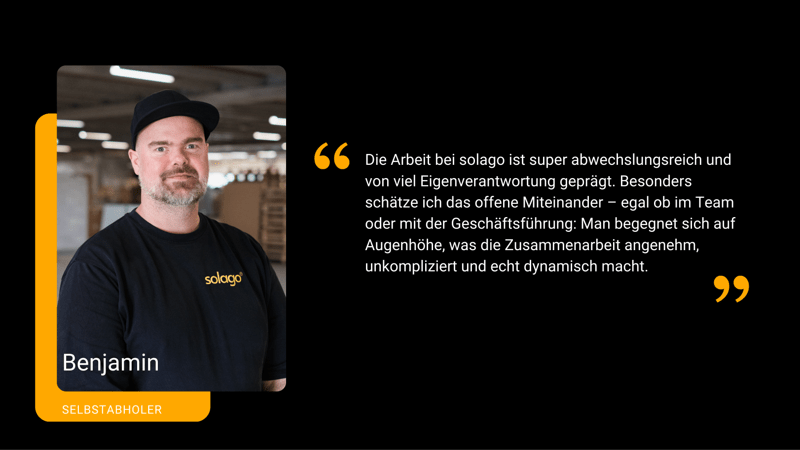 Mitarbeiter Erfahrung bei solago