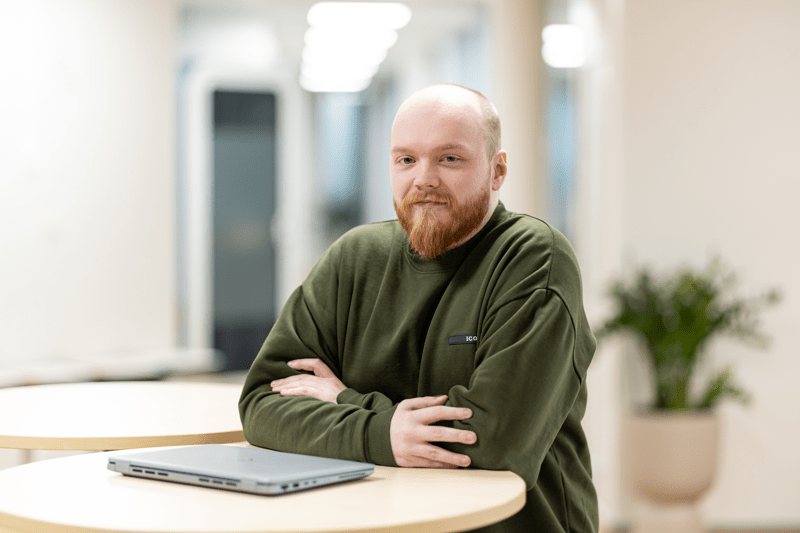Justuksen työpäivä Combitechilla on yksinkertaisuudessaan täydellinen