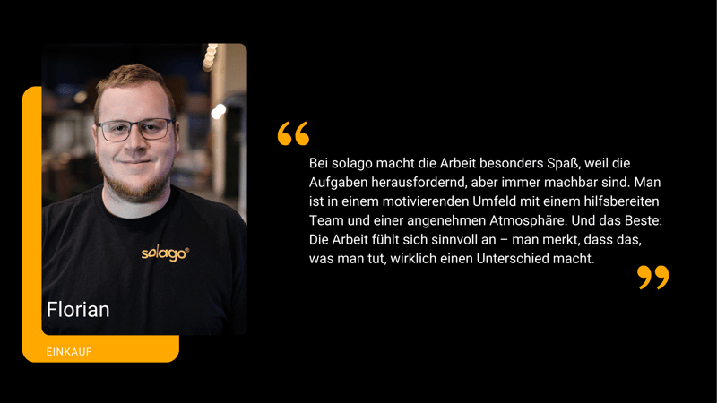 Mitarbeiter Erfahrung bei solago